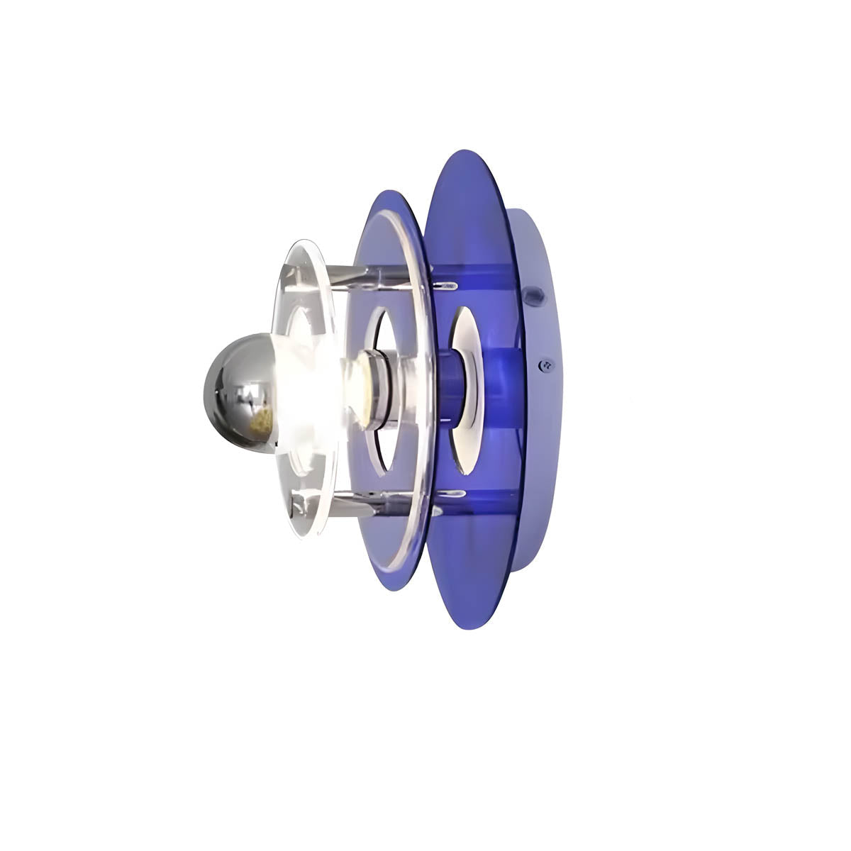 Modern Circular LED Wall Light – Iron & Acrylic