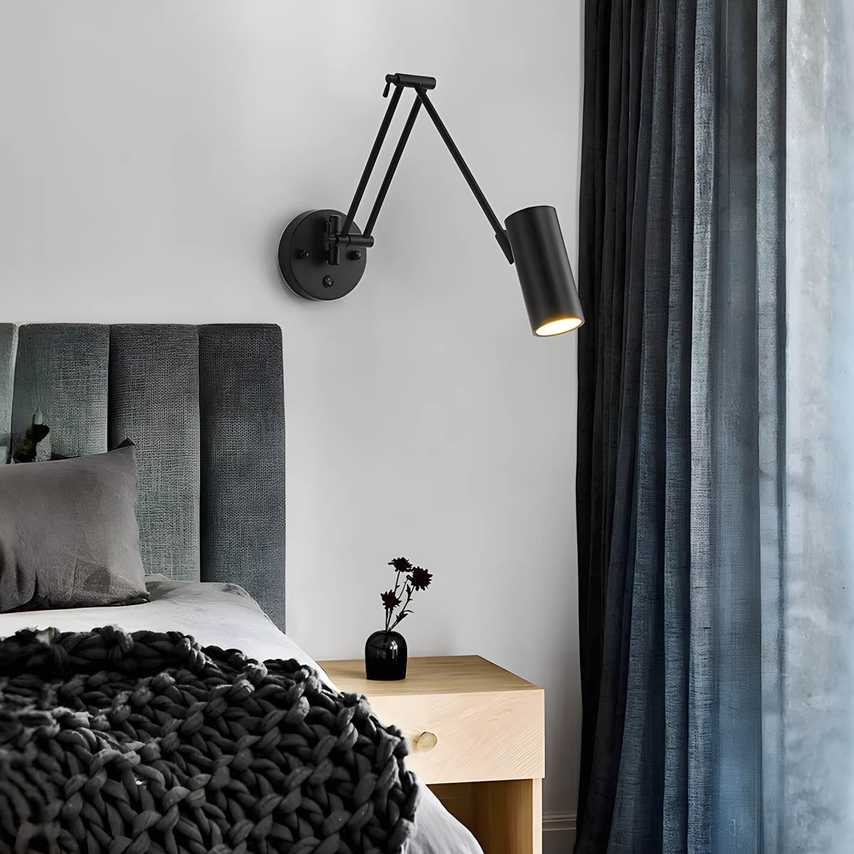 Adjustable Wall Lamp – 60 cm & 70 cm with Switch Options