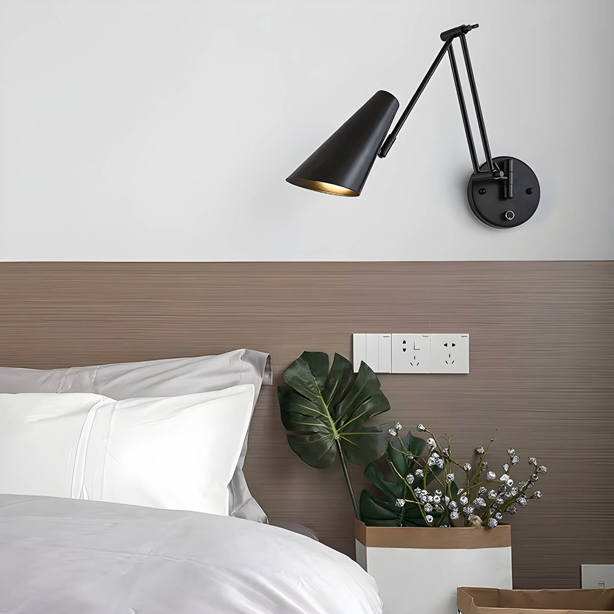 Adjustable Wall Lamp – 60 cm & 70 cm with Switch Options