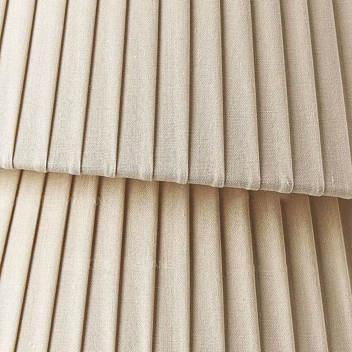 Pleated Hessian Wall Light – French Style