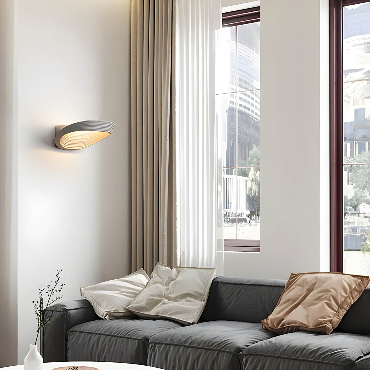 Layered Aluminium & Acrylic Wall Light