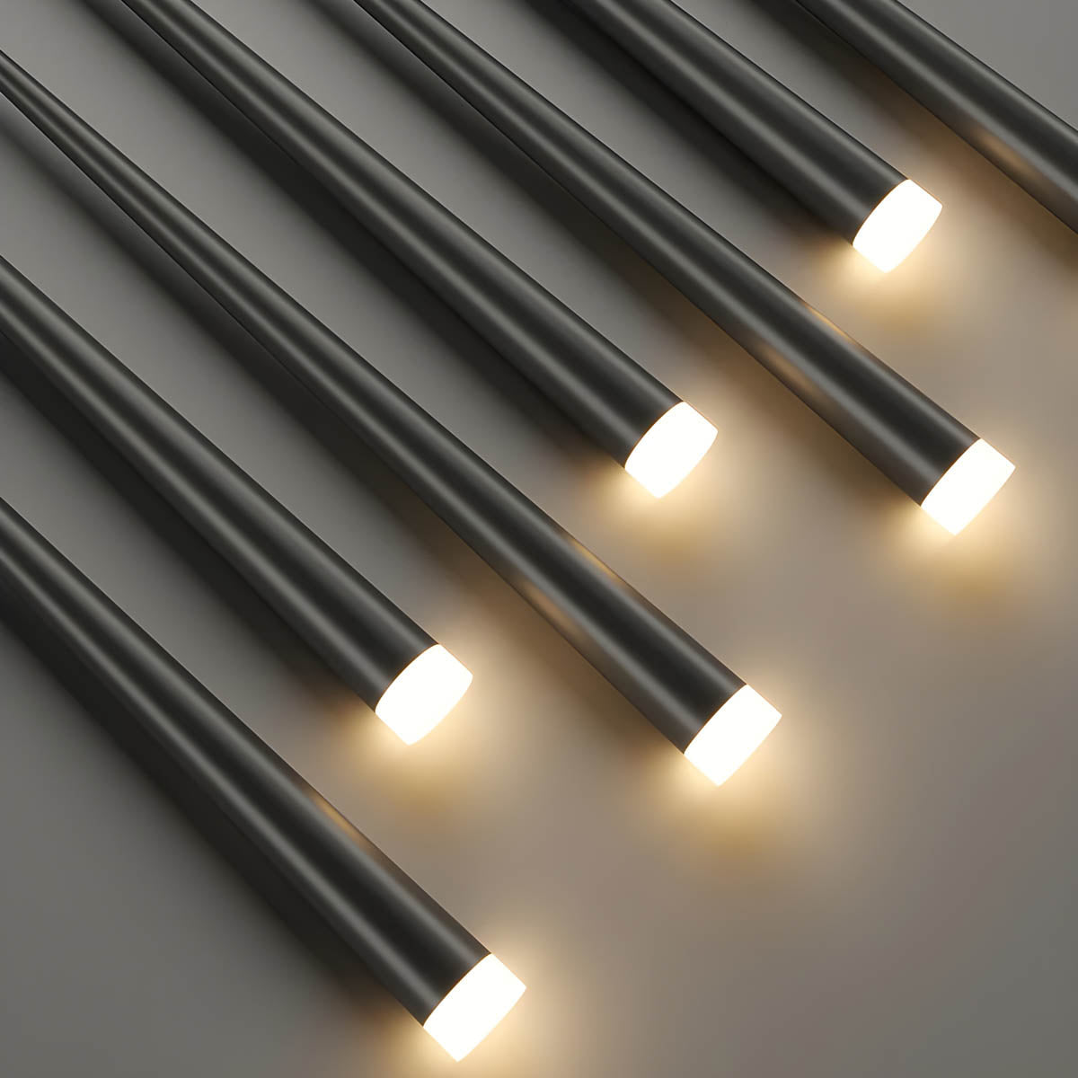 Modern LED Chandelier – Aluminium & Acrylic, 36 Heads