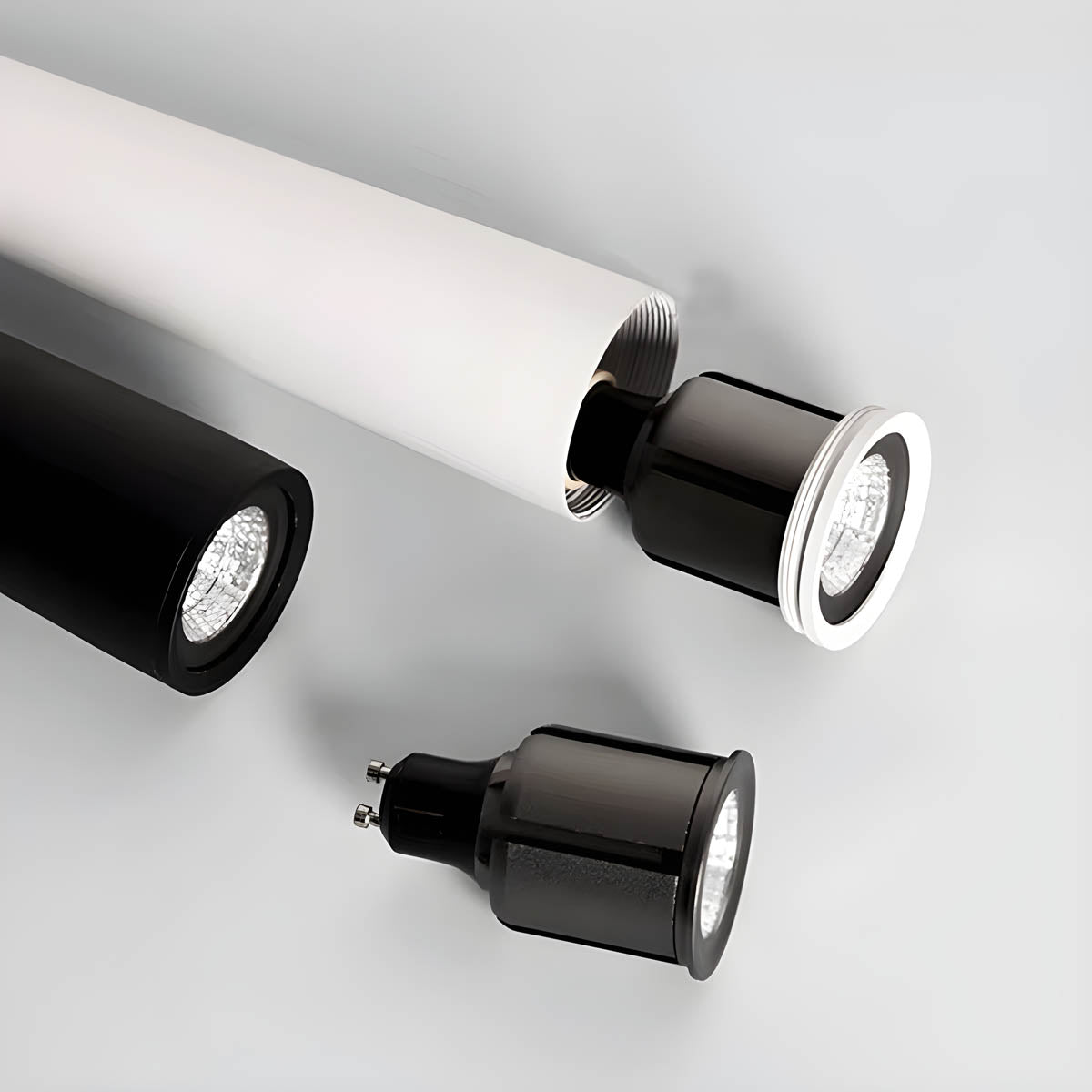 Aluminium GU10 pendant light, 27 / 46 cm