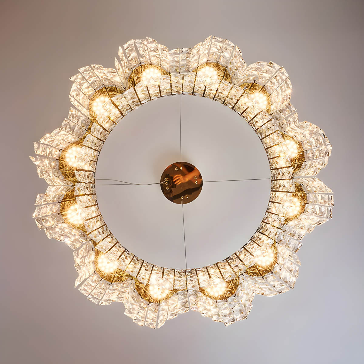 Crystal Stainless Steel Chandelier 50-150 cm