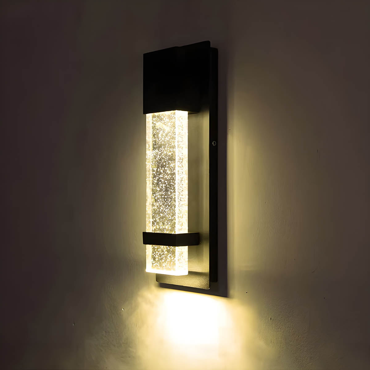 Outdoor LED Wall Light with Dusk-to-Dawn Sensor – Aluminium 35cm