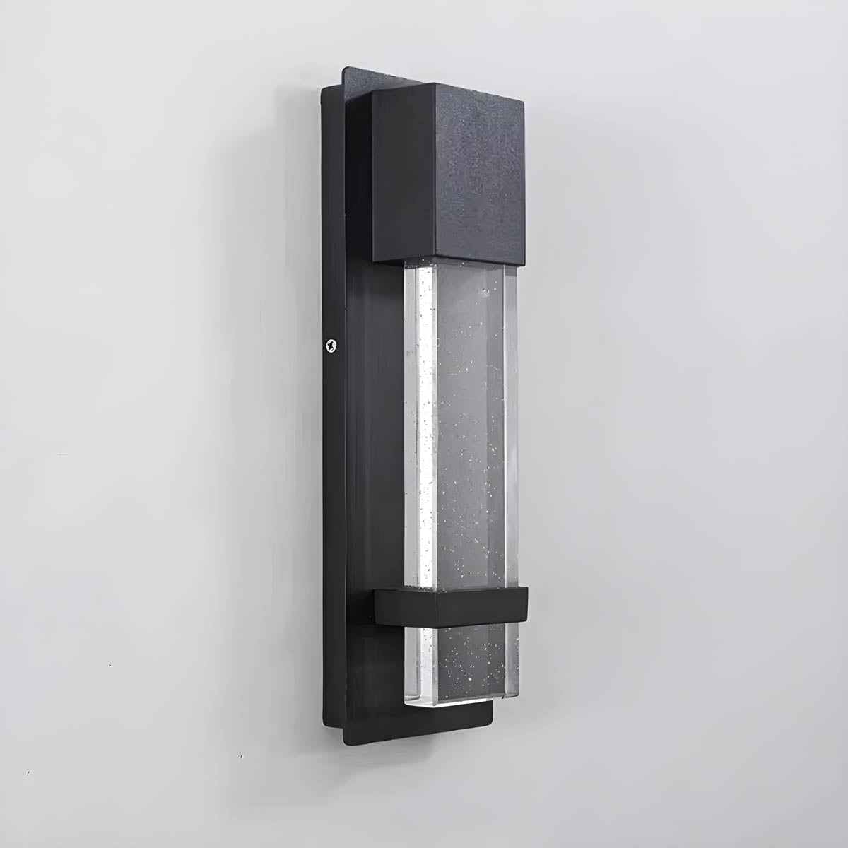 Outdoor LED Wall Light with Dusk-to-Dawn Sensor – Aluminium 35cm