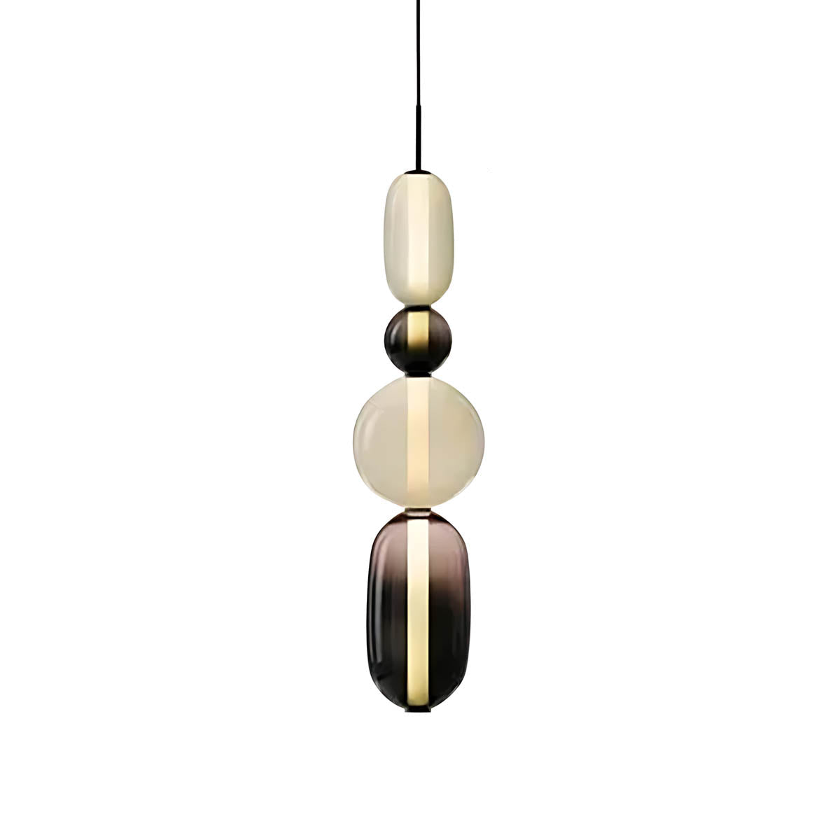 Pendant Light – Hand-Blown Glass Cluster Chandelier, 2–4 Heads, 46–66 cm