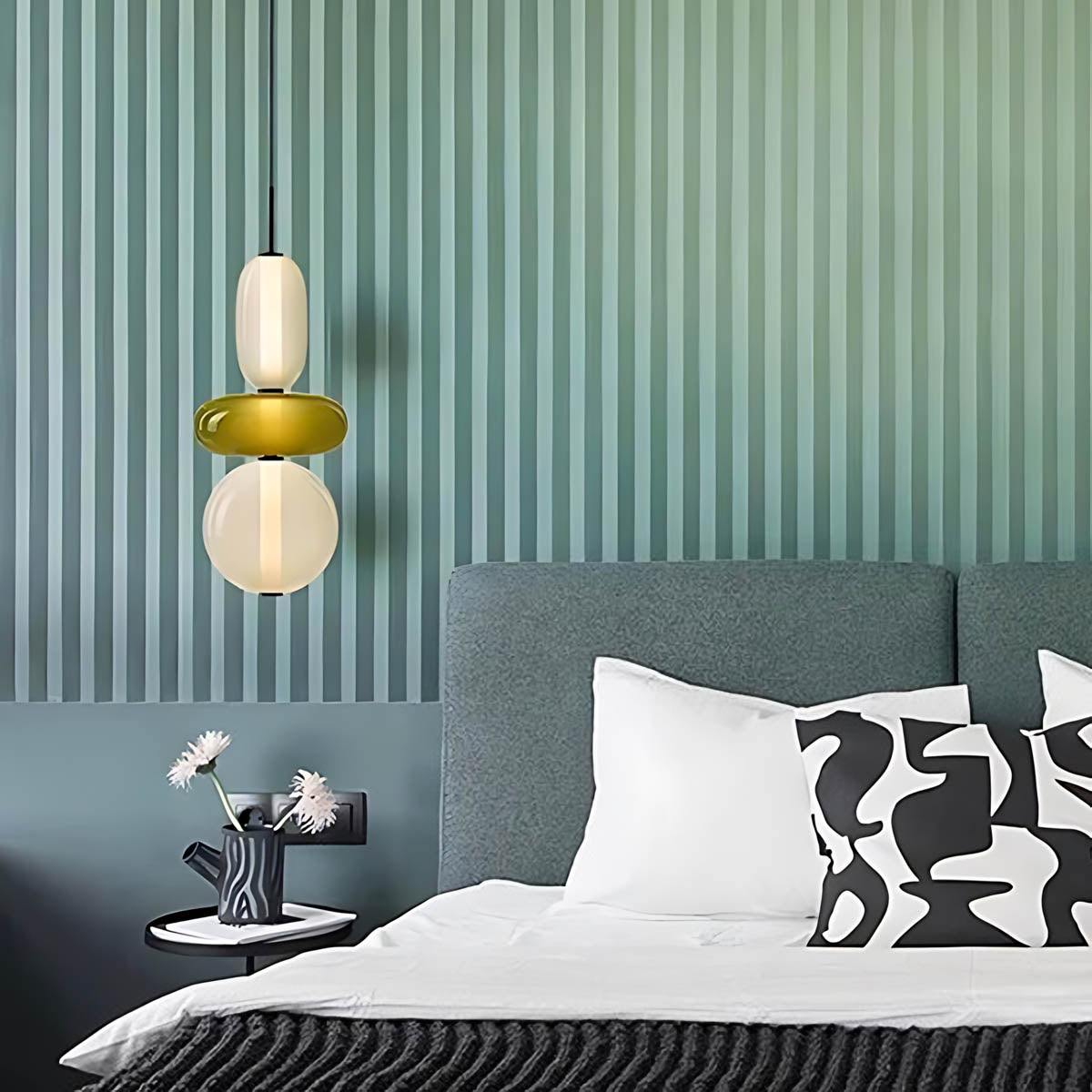 Pendant Light – Hand-Blown Glass Cluster Chandelier, 2–4 Heads, 46–66 cm