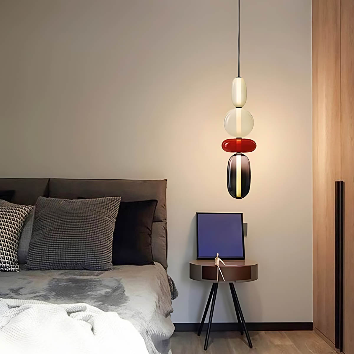 Pendant Light – Hand-Blown Glass Cluster Chandelier, 2–4 Heads, 46–66 cm