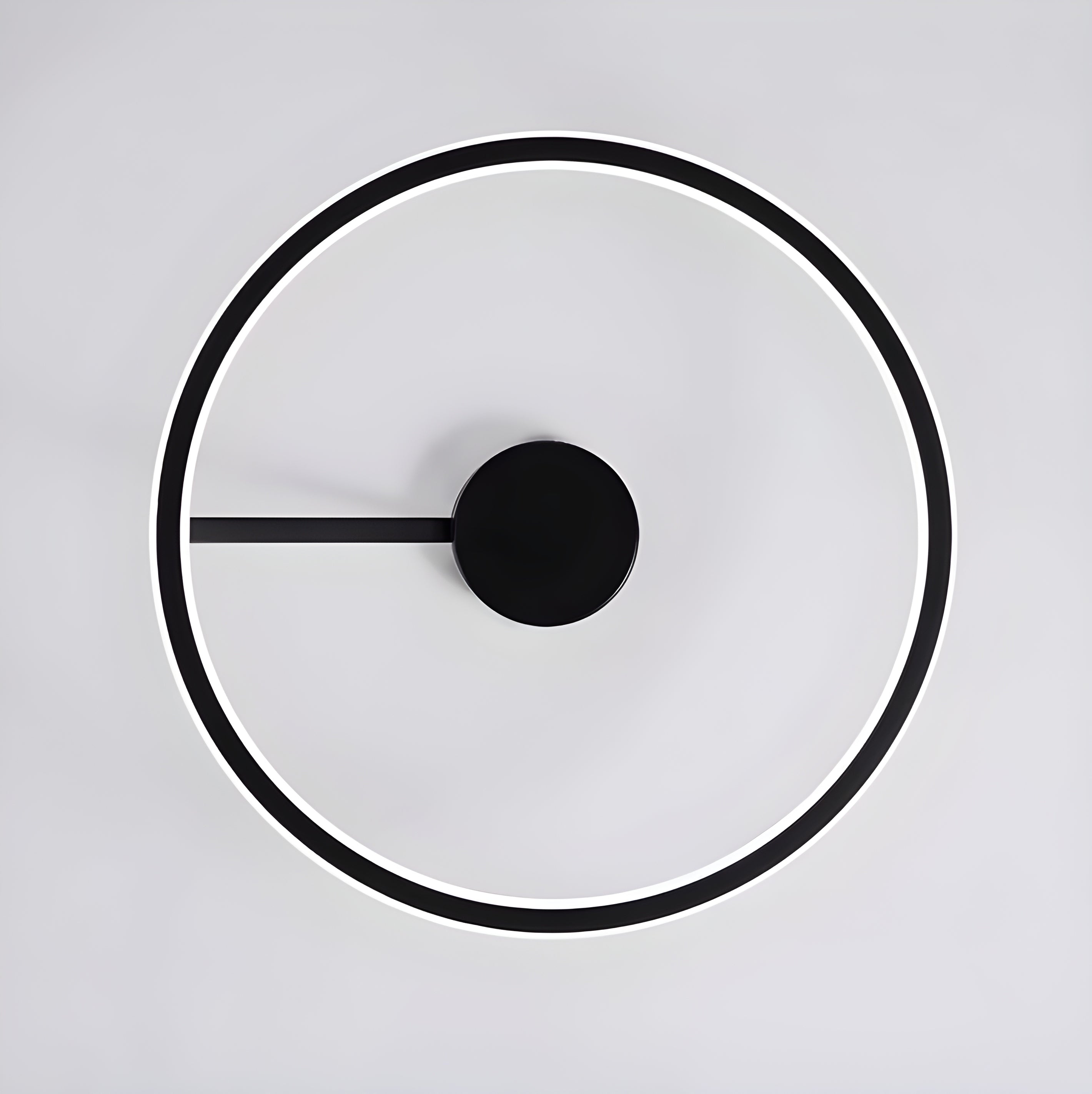 Minimal Iron & Aluminum Semi-Flush Ceiling Light 40-60 cm