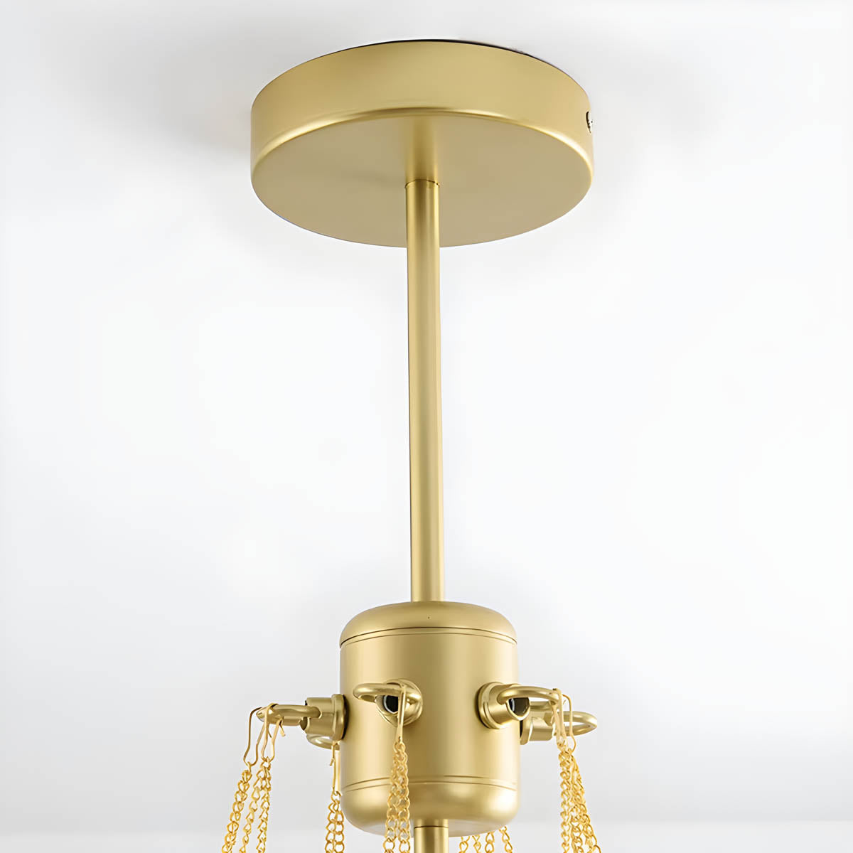 37-Head Glass Globe Cluster Pendant 80 cm