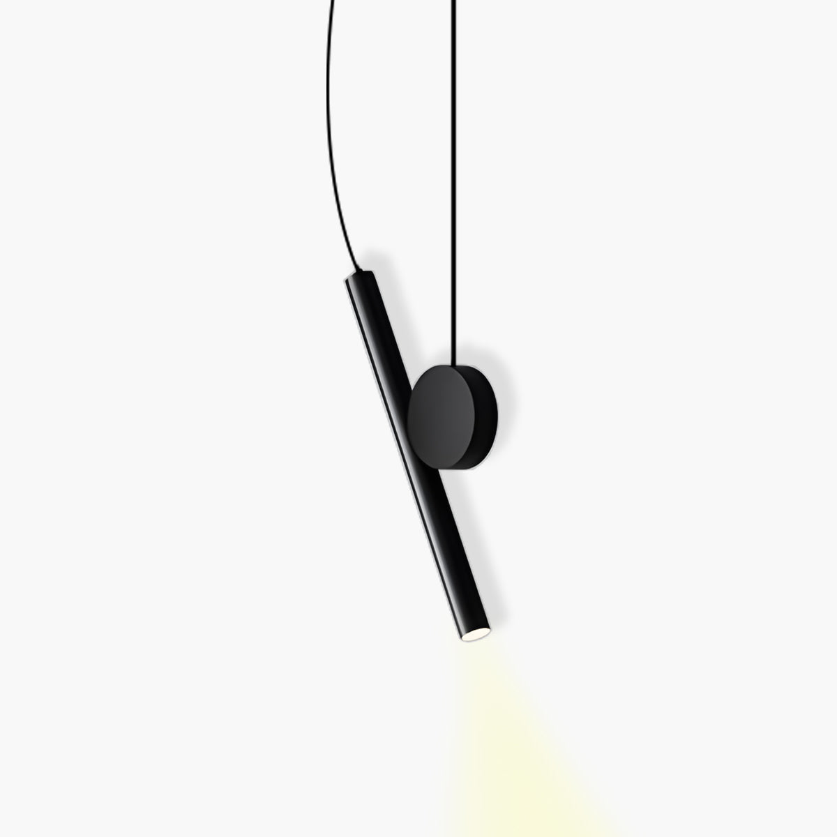 FJORMinimalist aluminium pendant light LED, 30×3 cm