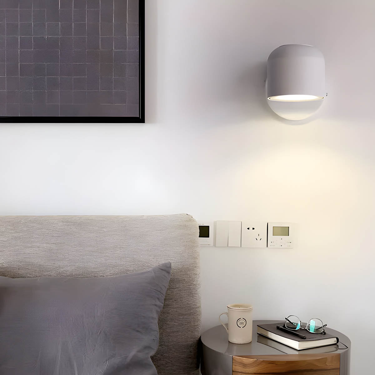 Adjustable 340°/90° Wall Reading Light
