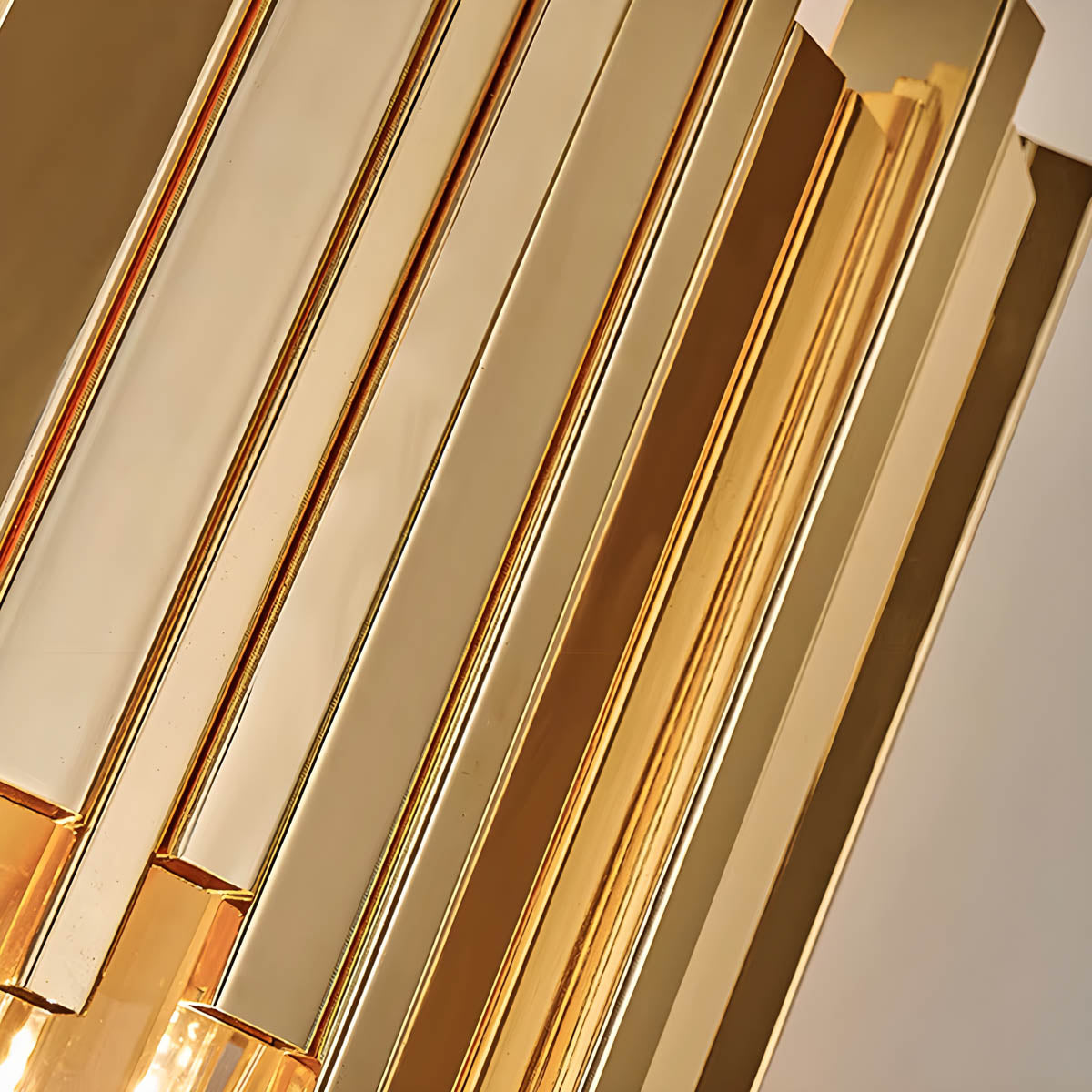 Freya Stainless Steel & K9 Crystal Wall Lamp with E14 Bulb