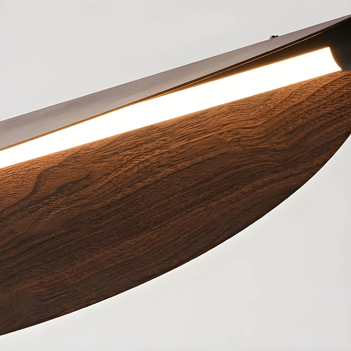 Wood & Iron “Fune” Wall or Pendant Lamp — Minimalist Nature-Inspired Lighting