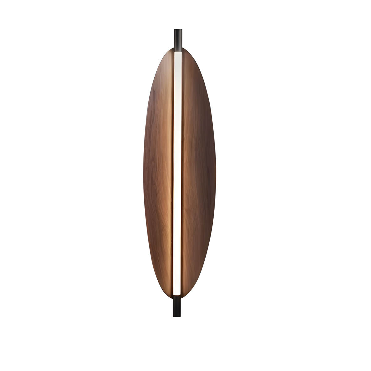 Wood & Iron “Fune” Wall or Pendant Lamp — Minimalist Nature-Inspired Lighting