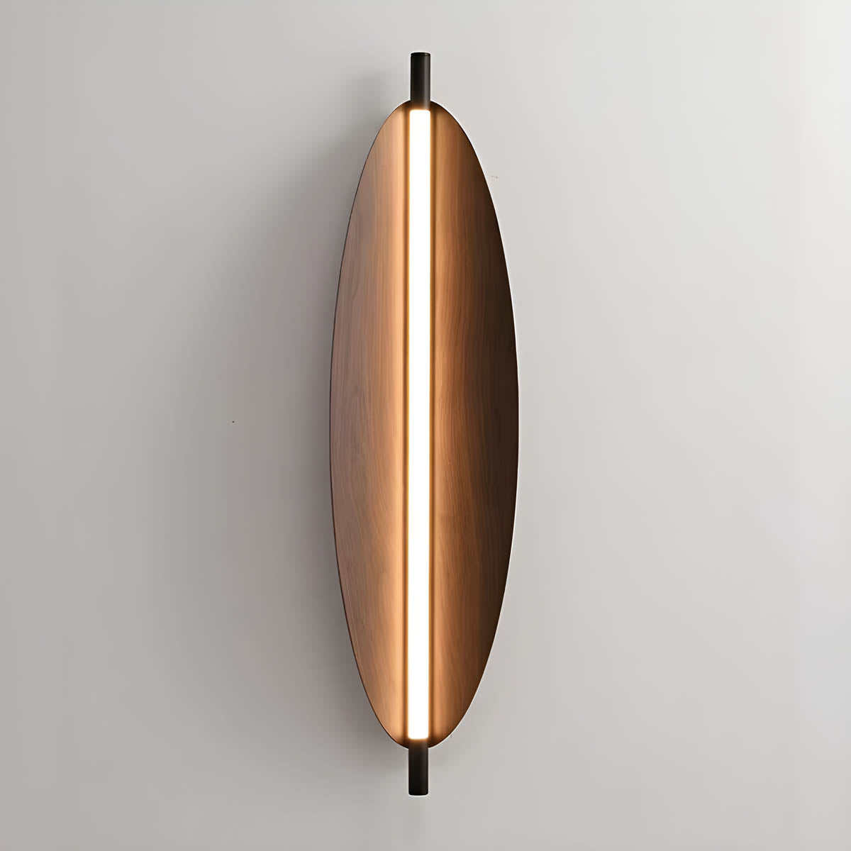 Wood & Iron “Fune” Wall or Pendant Lamp — Minimalist Nature-Inspired Lighting