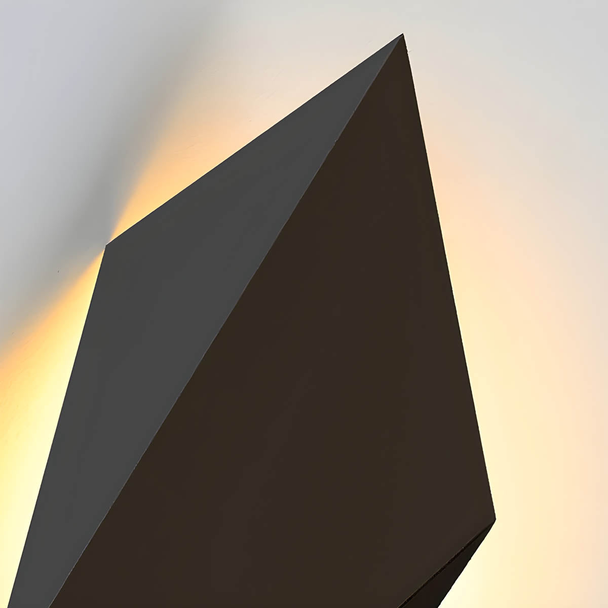 Aluminium up-down geometric wall light