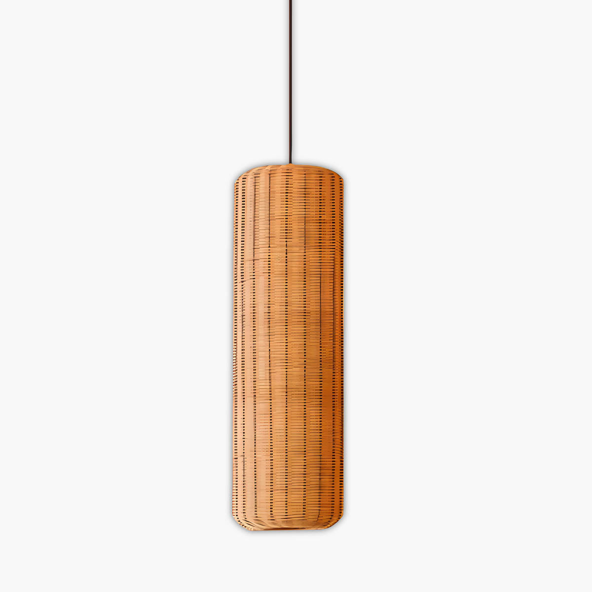 HALEIWALarge rattan & iron pendant light, 100-120 cm