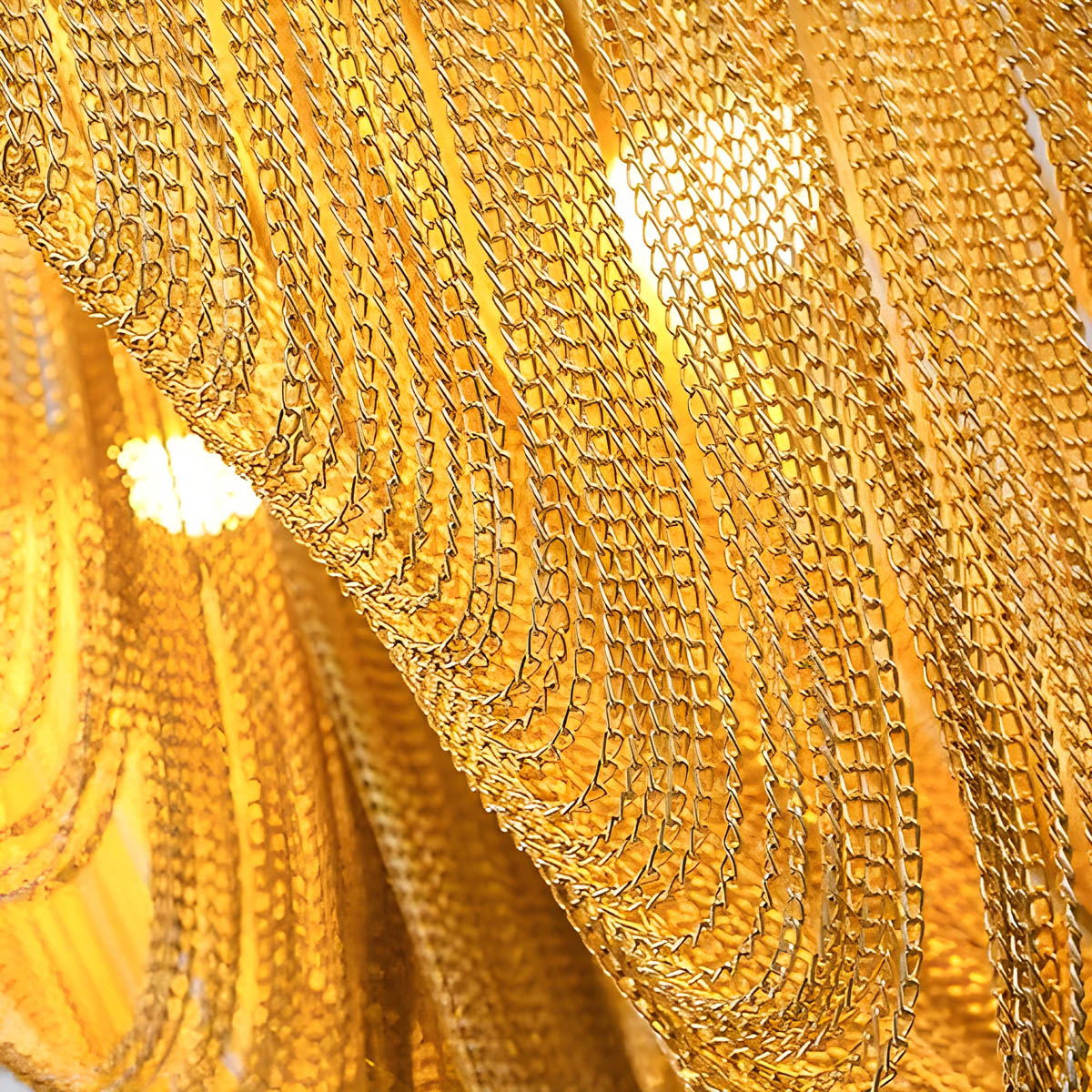 Pendant Light with Aluminium Tassels E14 120-160 cm