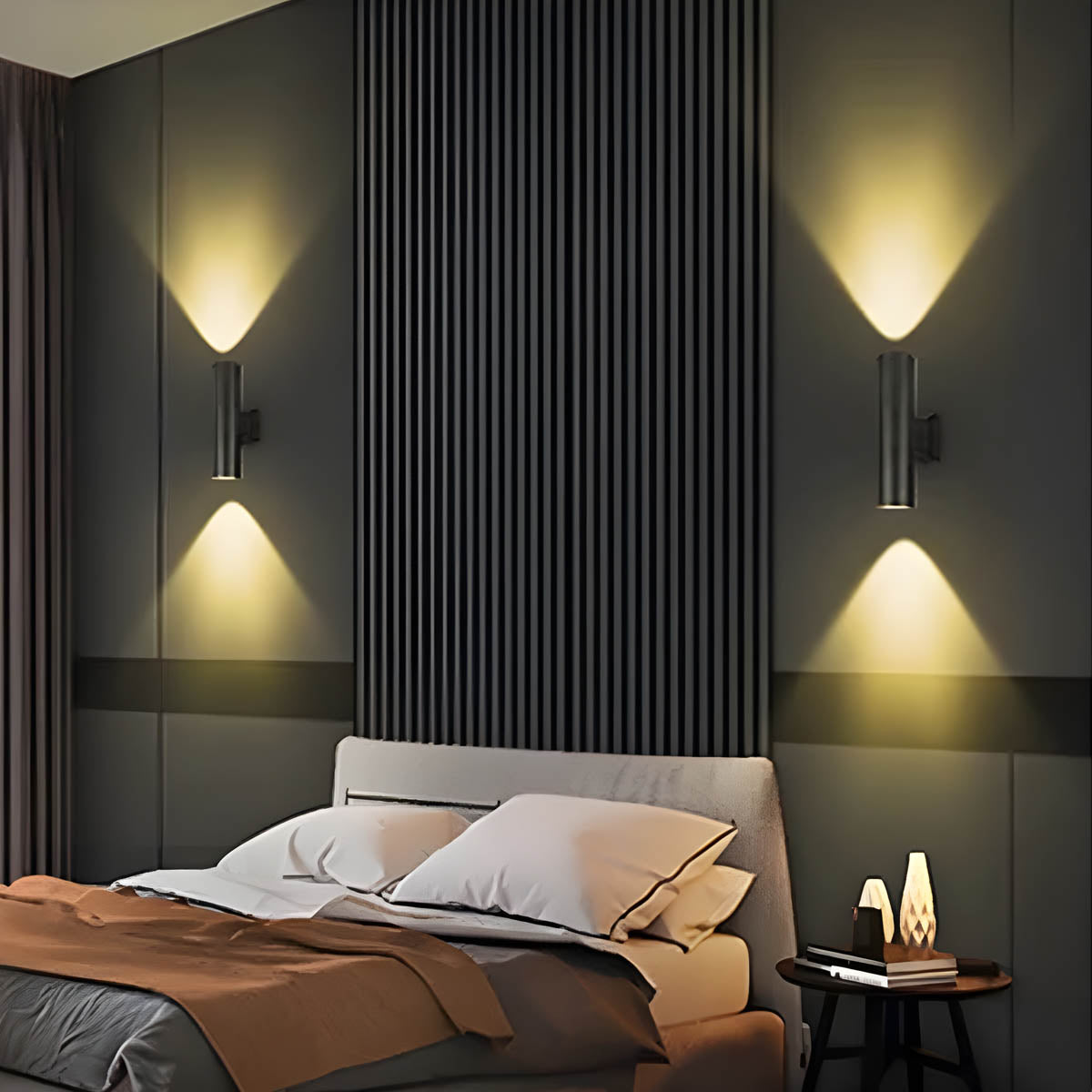 IP65 Cylinder LED Wall Light – Aluminium