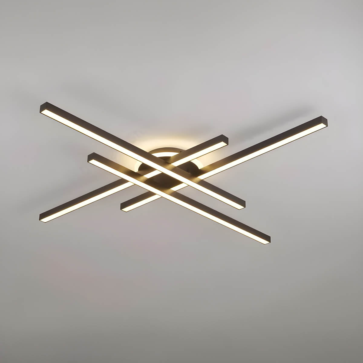 Aluminium & acrylic surface-mount LED ceiling light