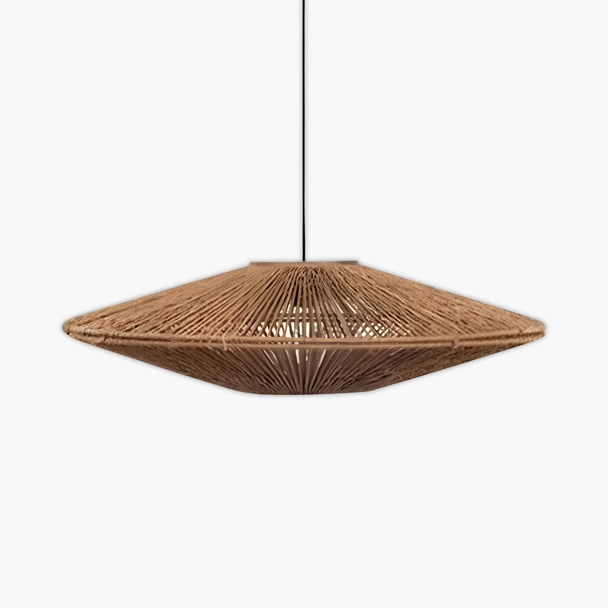 KASUMI Hand-Knitted Rattan Pendant Light LED
