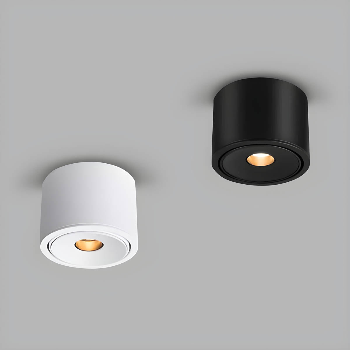 Adjustable Aluminium Surface-Mount LED Spotlight – Dimmable, 3°–24° Beam