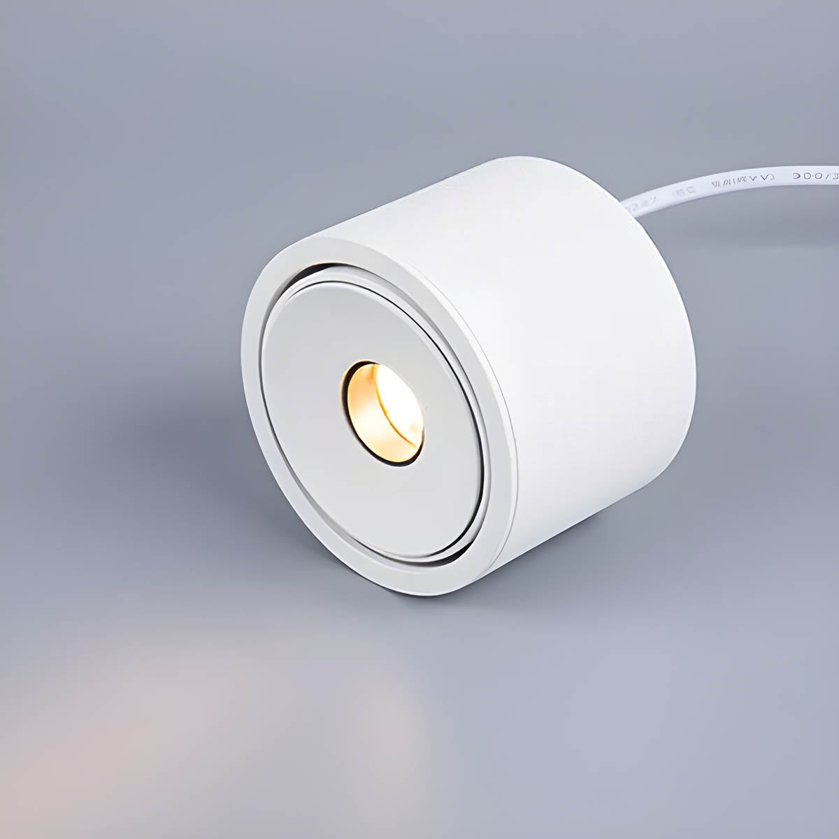 Adjustable Aluminium Surface-Mount LED Spotlight – Dimmable, 3°–24° Beam