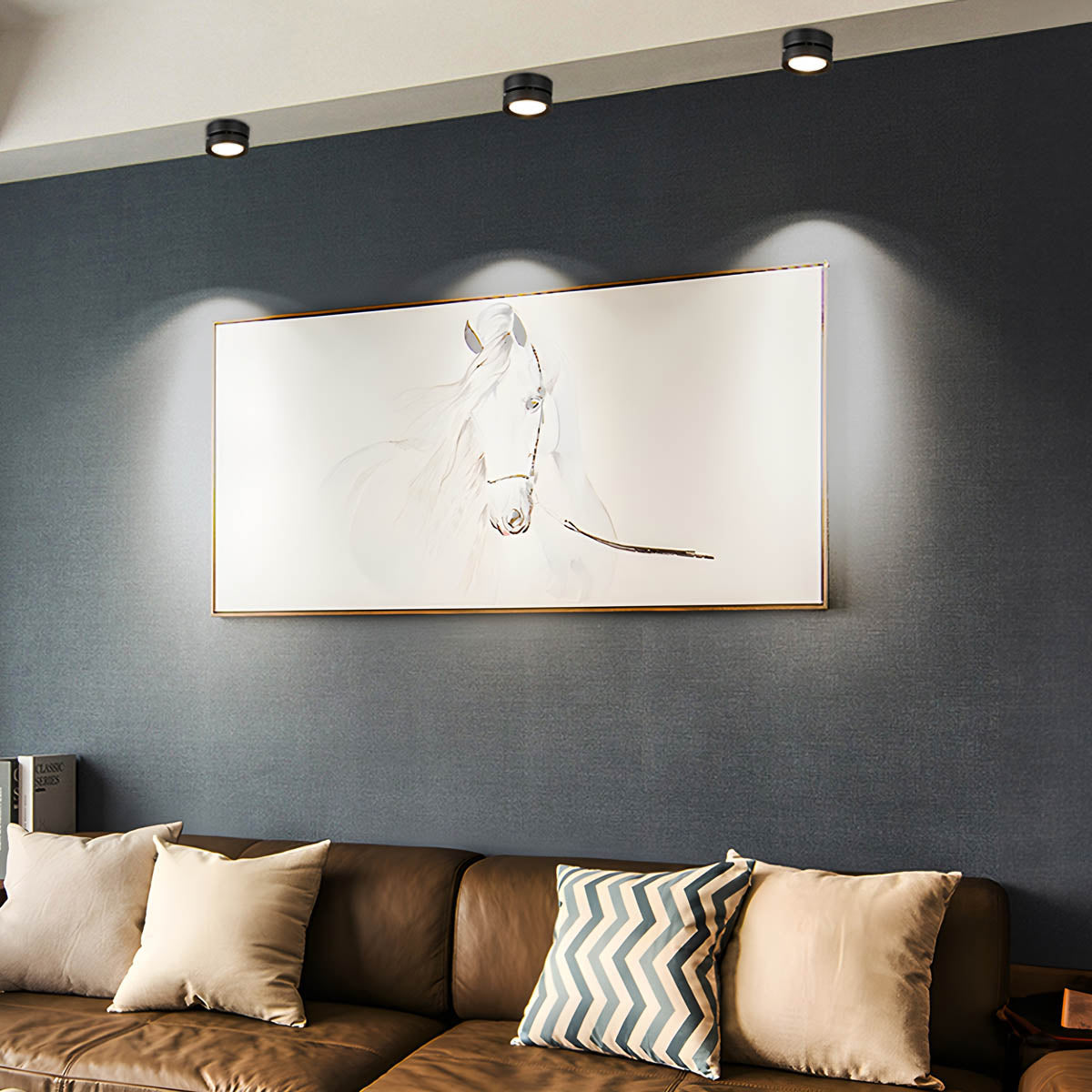 Aluminum surface-mount LED spot light, tilt & rotate