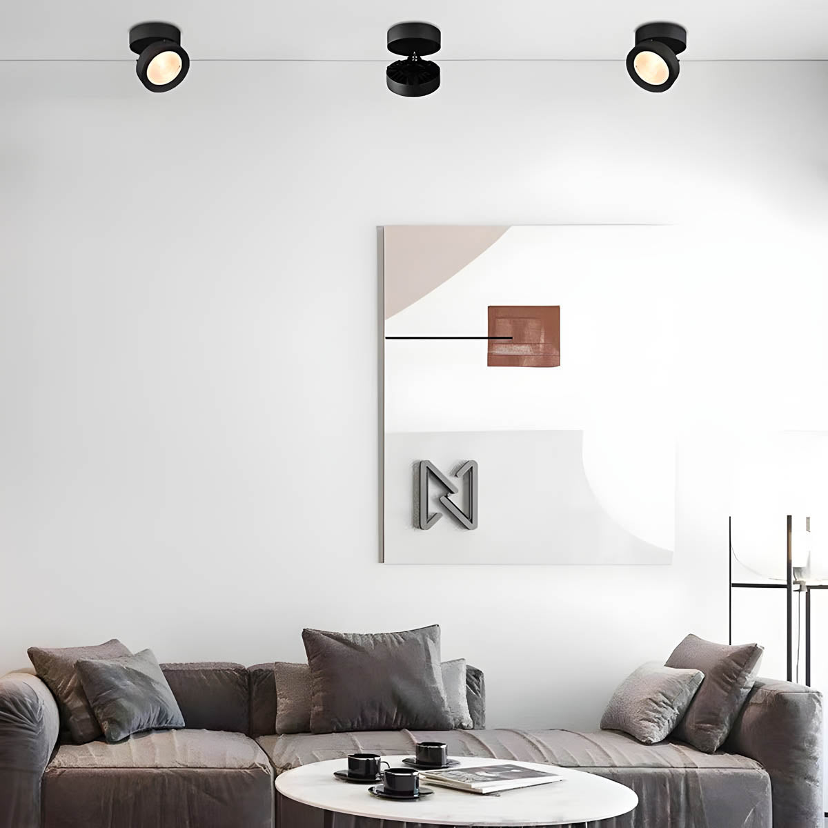 Aluminum surface-mount LED spot light, tilt & rotate