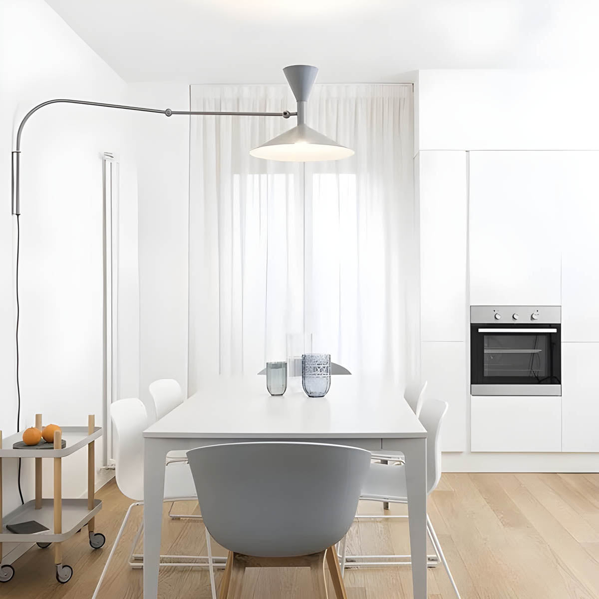 Dual-Light Industrial Wall Lamp “KONRAD” – Megaphone Style