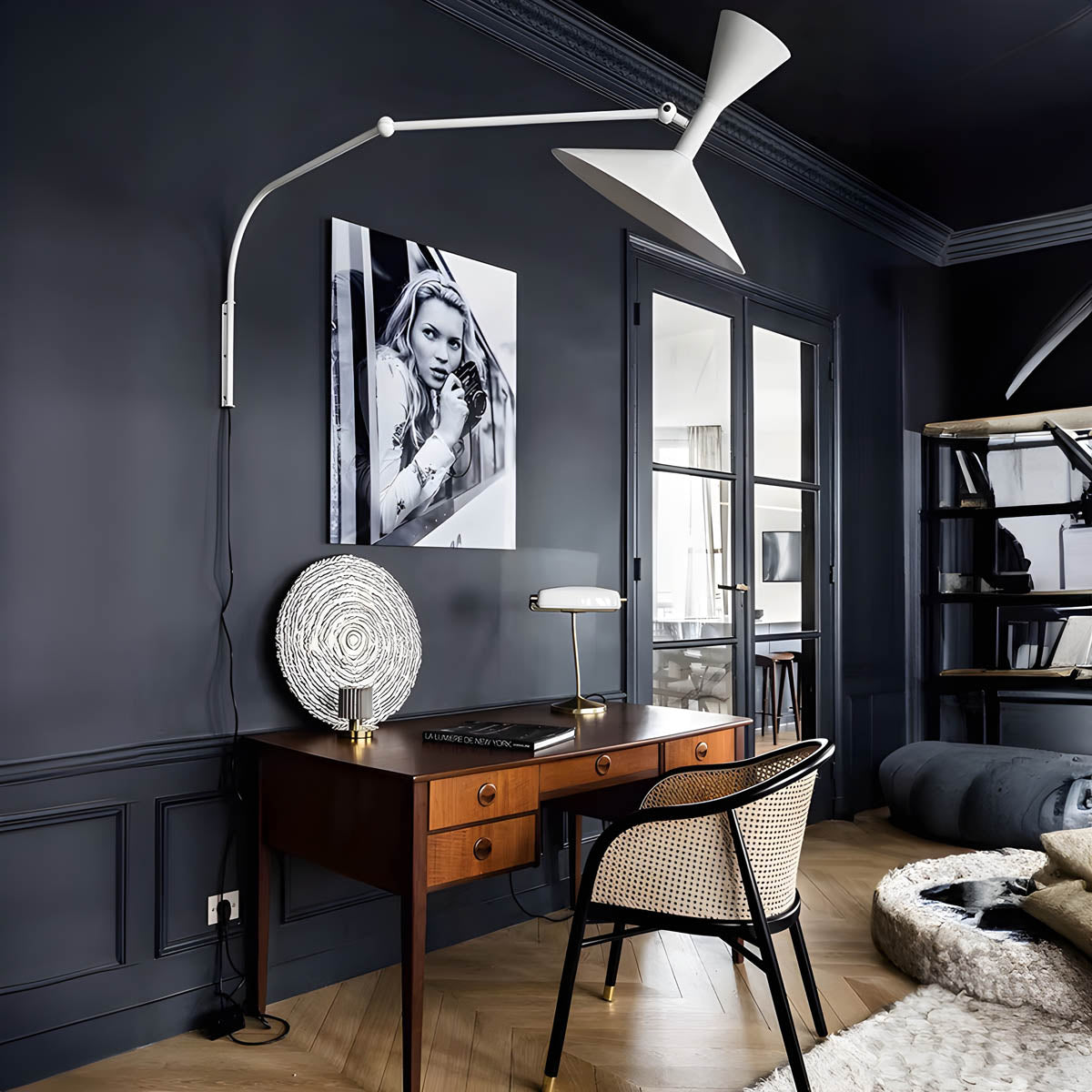 Dual-Light Industrial Wall Lamp “KONRAD” – Megaphone Style