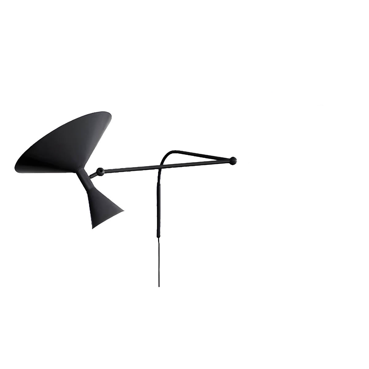 Dual-Light Industrial Wall Lamp “KONRAD” – Megaphone Style