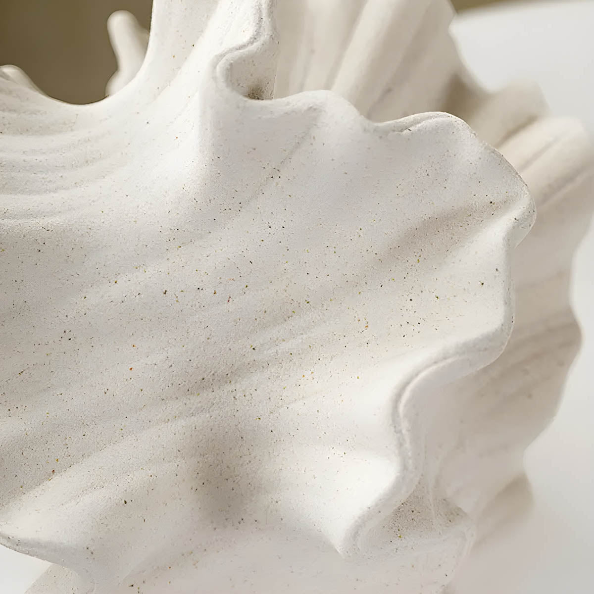 Ceramic Coral-Inspired Decorative Vase