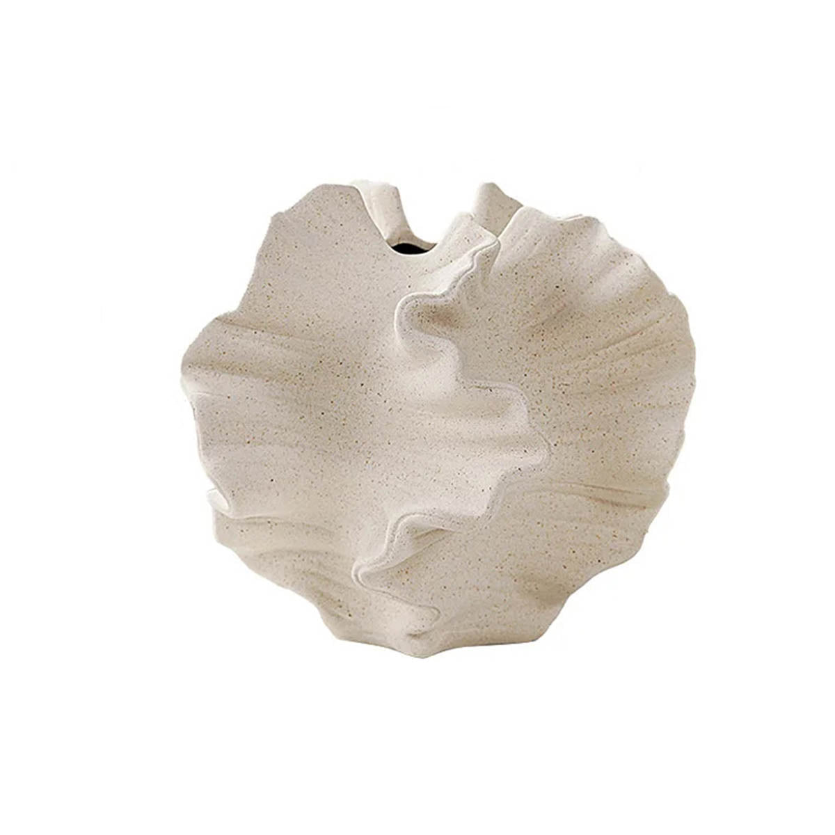Ceramic Coral-Inspired Decorative Vase
