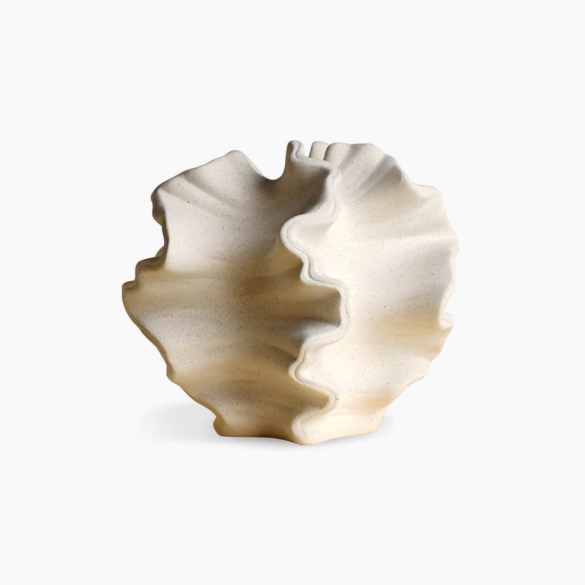 Ceramic Coral-Inspired Decorative Vase