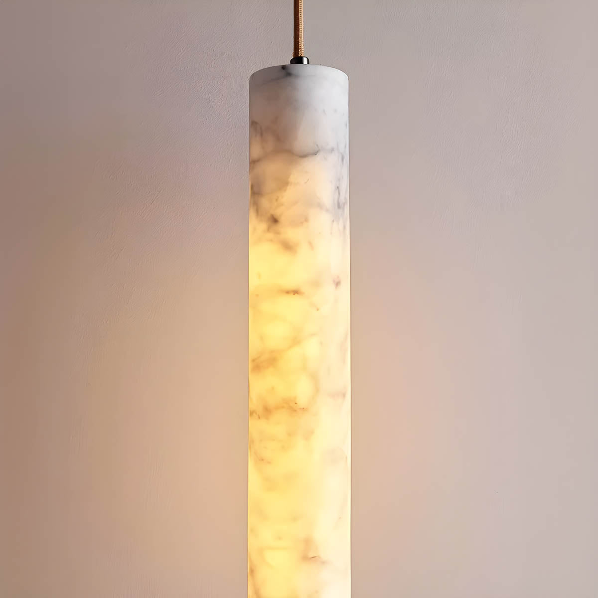 Marble pendant light