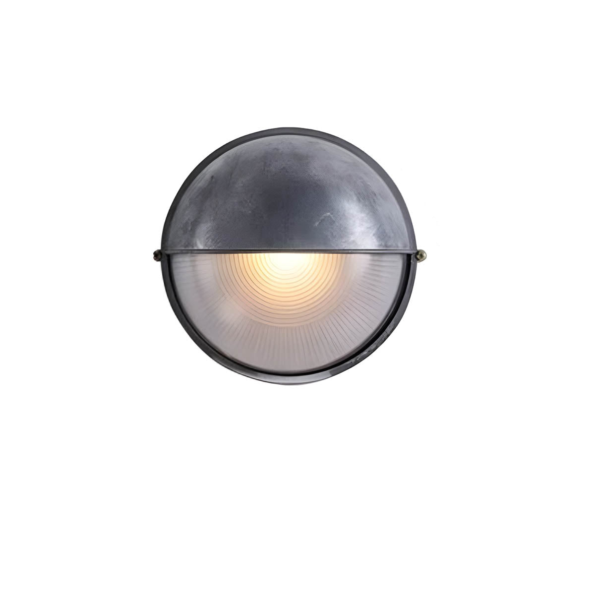 Aluminium & borosilicate glass outdoor wall light