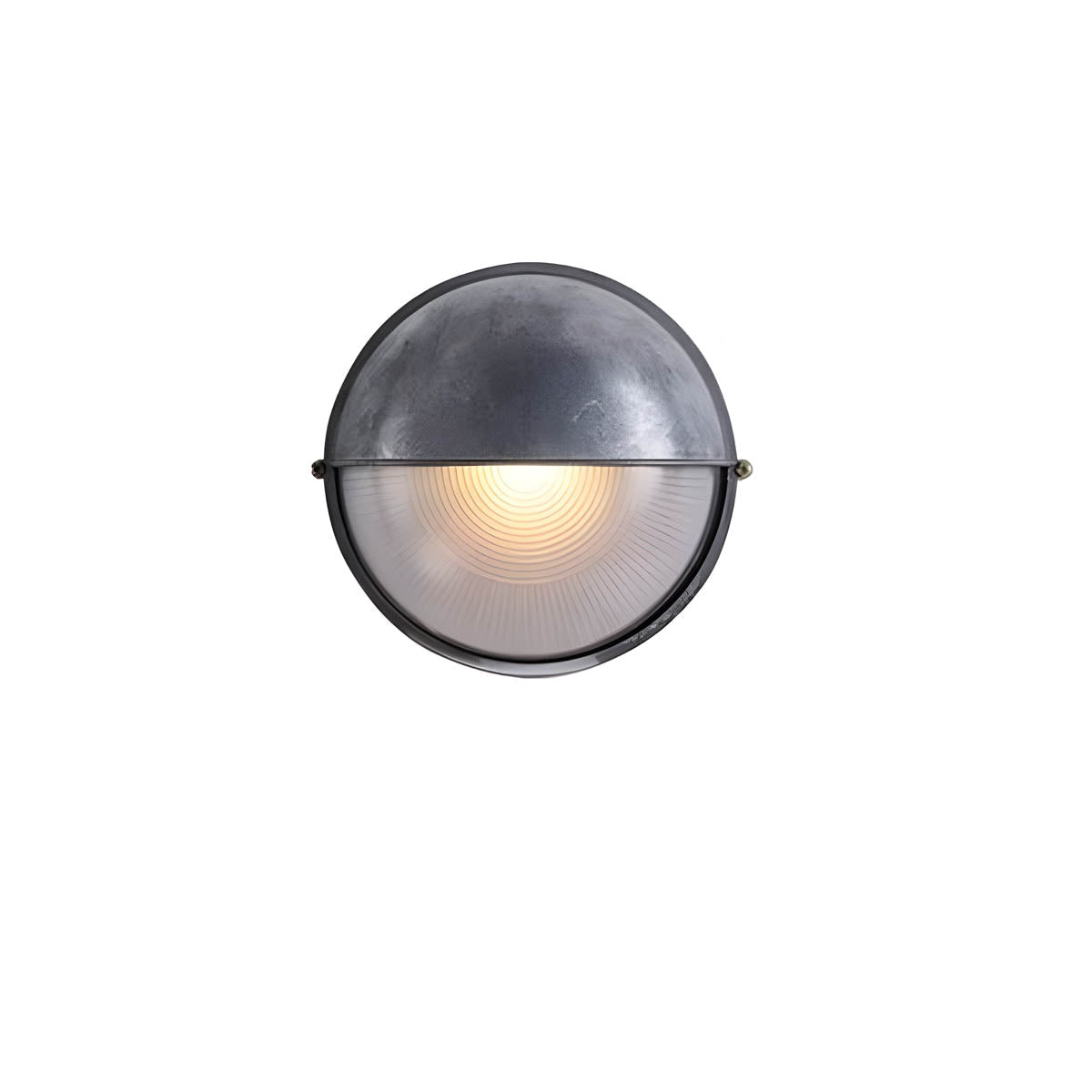 Aluminium & borosilicate glass outdoor wall light