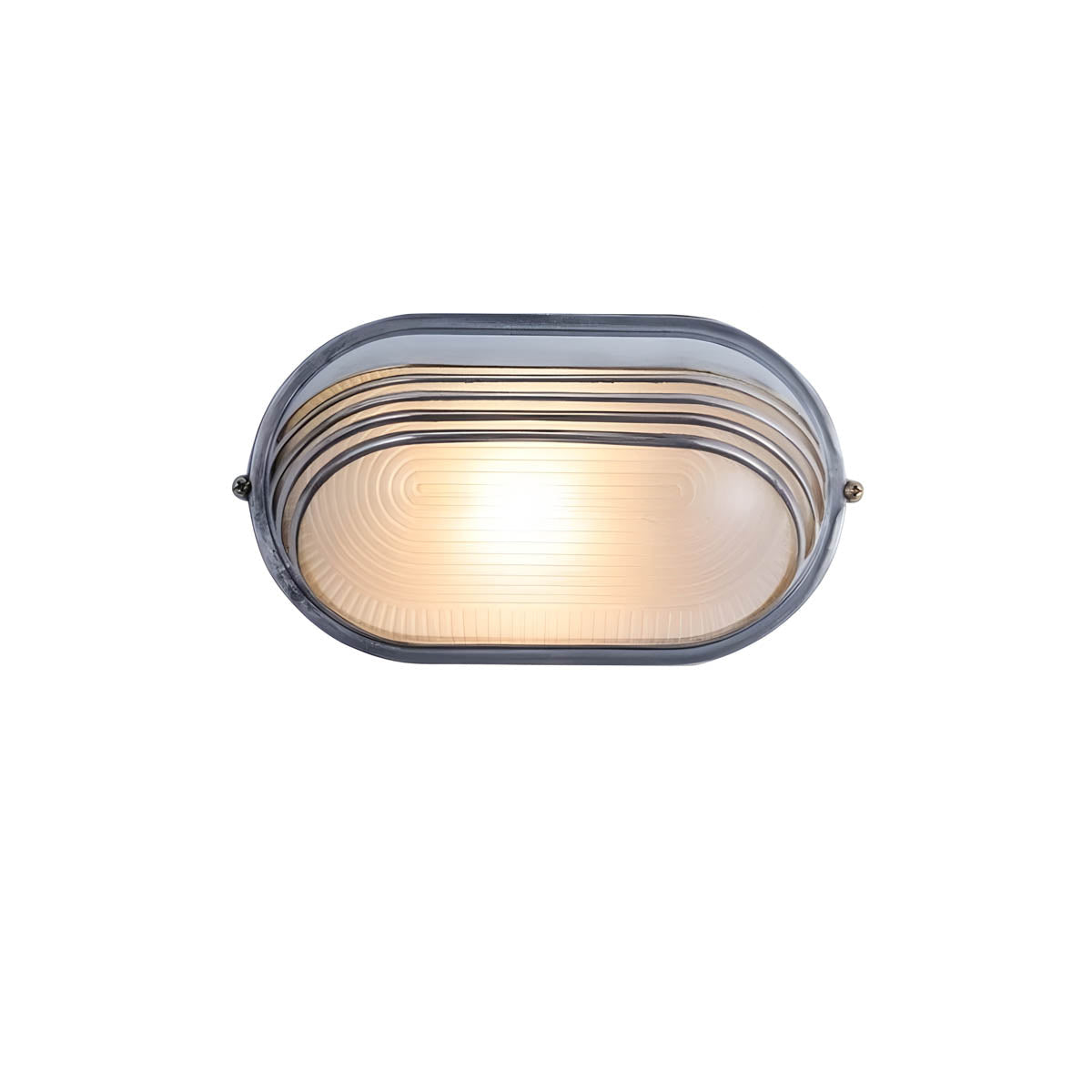 Aluminium & borosilicate glass outdoor wall light