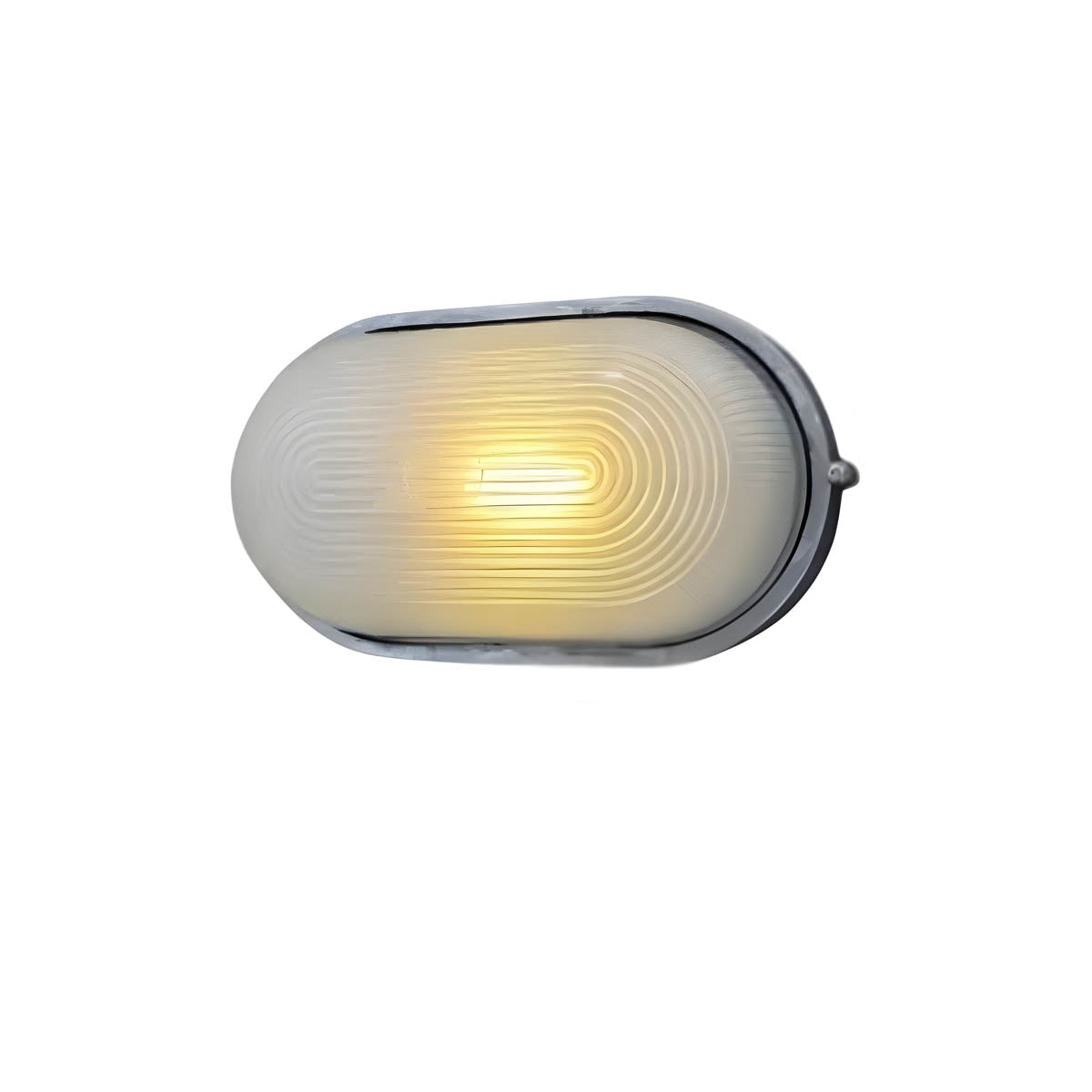 Aluminium & borosilicate glass outdoor wall light