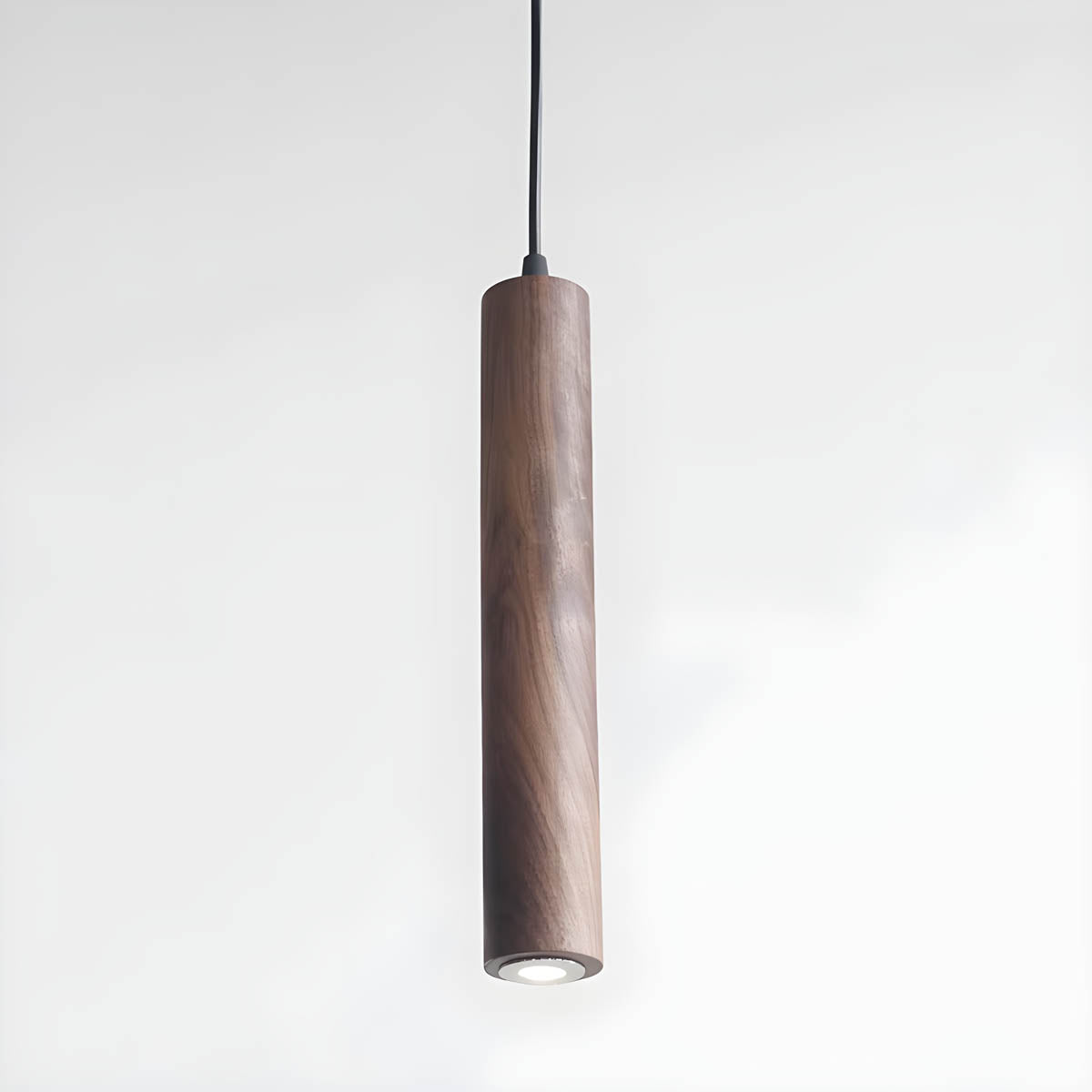Wooden Multi-Head Pendant Light GU10 LED, 1 or 3 Heads, 30cm Length