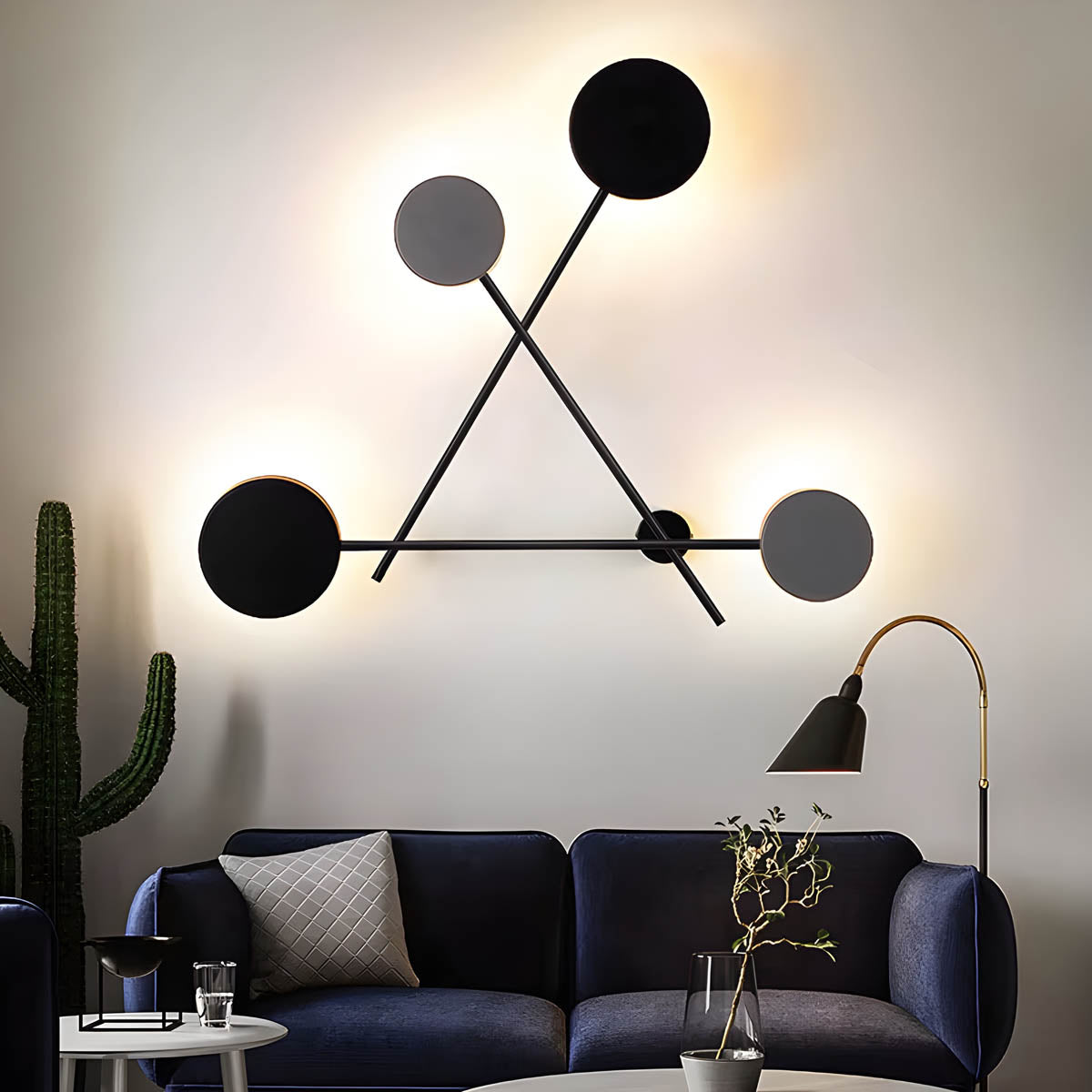 Magnus Aluminium and Acrylic Sculptural LED Wall Light