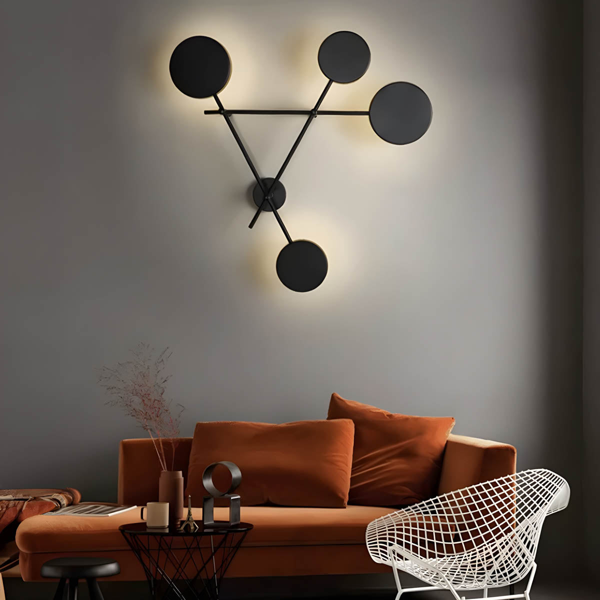 Magnus Aluminium & Acrylic Sculptural LED Wall Light