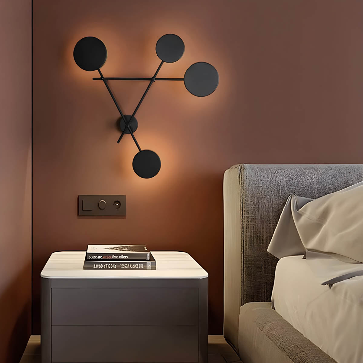 Magnus Aluminium and Acrylic Sculptural LED Wall Light