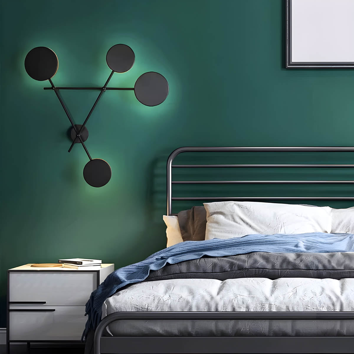 Magnus Aluminium and Acrylic Sculptural LED Wall Light