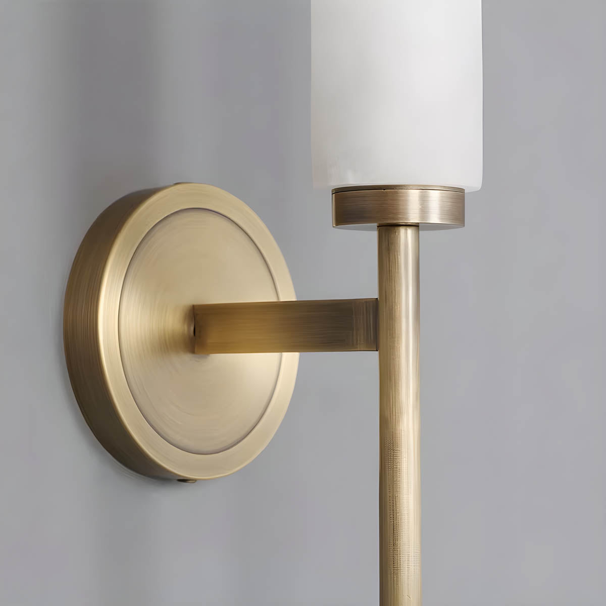 Marble & copper wall light E14 LED