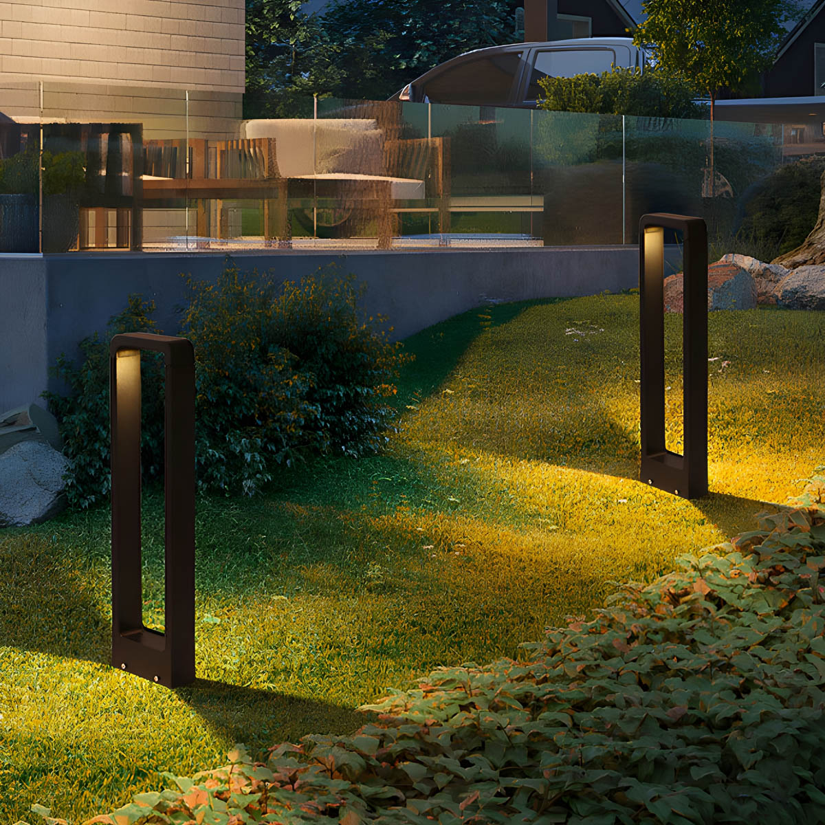 Outdoor LED Light Aluminium IP65 Waterproof – 30 to 80cm