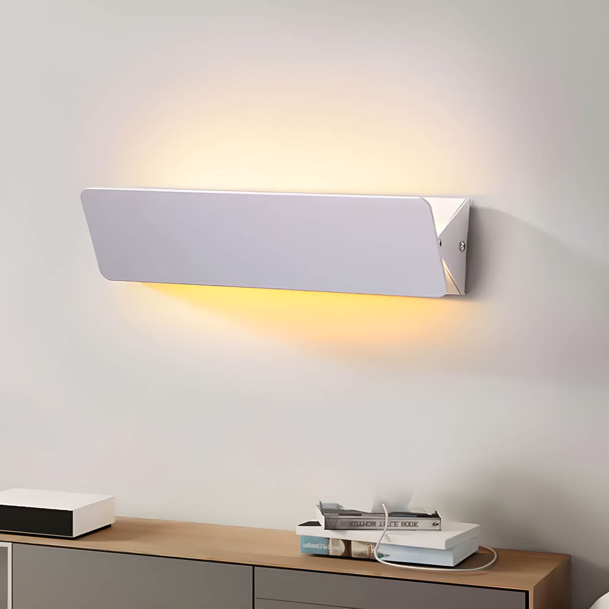 Aluminium LED up-down wall light